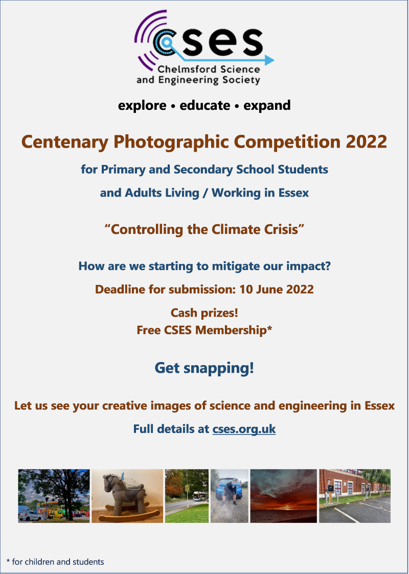 CSES Centenary Photographic Competition 2022 Poster