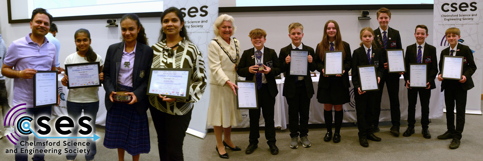 Families and students at a previous awards evening