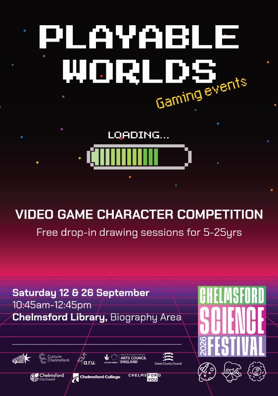 Playable Worlds event flyer